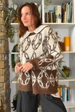 Moorland Lattice Knit Chocolate