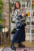 Moorland Lattice Knit Navy