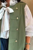 Napoleon Scuba Waistcoat Soft Khaki