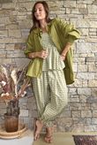 Nonni Gingham Bandeau Cami Olive