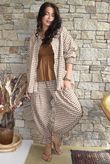 Nonni Gingham Bloomer Pant Hazelnut