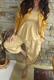 Nonni Gingham Bloomer Pant Mustard