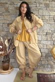 Nonni Gingham Bloomer Pant Mustard