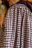 Nonni Gingham City Short Aubergine