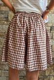 Nonni Gingham City Short Chestnut