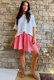 Nonni Gingham City Short Chilli