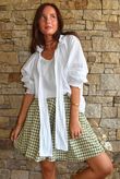 Nonni Gingham City Short Olive