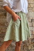 Nonni Gingham City Short Olive