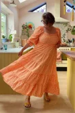 Nonni Gingham Darling Dress Sunset 