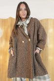 Norbury Relaxed Coat Chocolate  /14=
