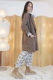 Norbury Relaxed Coat Chocolate  /14=