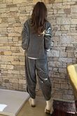 Nuk Stretch Velour Zip Sweatshirt Khaki /11=