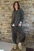 Nuk Stretch Velour Zip Sweatshirt Khaki /11=
