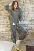 Nuk Stretch Velour Zip Sweatshirt Khaki /11=