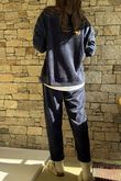 Nuk Stretch Velour Zip Sweatshirt Navy /18=