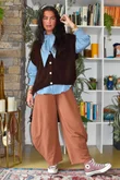 Oliver Knit Waistcoat Chocolate