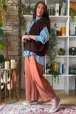 Oliver Knit Waistcoat Chocolate