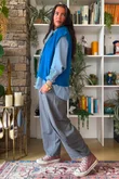 Oliver Knit Waistcoat Electric Blue