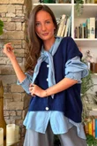 Oliver Knit Waistcoat Navy
