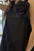 Oscar Ordin Dress Black 