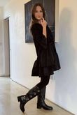Oscar Petra Rue Dress Black