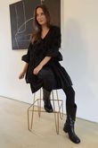 Oscar Petra Rue Dress Black