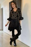 Oscar Petra Rue Dress Earth /16