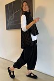 Oscar Tank Polkadot Black