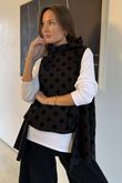Oscar Tank Polkadot Black