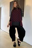 Oscar Tank Polkadot Burgundy