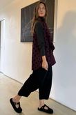 Oscar Tank Polkadot Burgundy