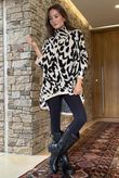 Oslo Animal Dip Back Knit Camel