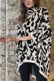 Oslo Animal Dip Back Knit Camel