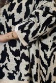Oslo Animal Dip Back Knit Camel