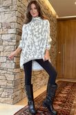 Oslo Animal Dip Back Knit Cloud