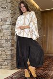 Oslo Orla Batwing Slouch Knit Camel And Ecru