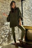 Oversized Buzz Knit Khaki