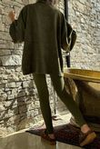 Oversized Buzz Knit Khaki