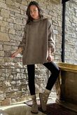 Oversized Buzz Knit Mocha