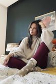 Oversized Buzz Knit Stone