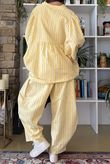 Padstow Stripe Smock Blouse Fresh Ochre 