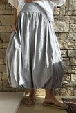 Paloma Bubble Hem Midi Skirt Cloud Grey