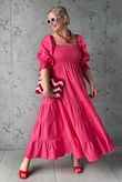 Paloma Darling Dress Miami Pink