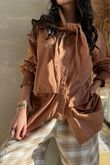 Paloma Hitch Neckerchief Blouse Copper