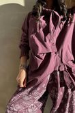 Paloma Hitch Neckerchief Blouse Damson
