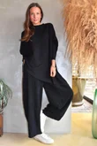 Paloma Oversized Grunge Knit Black 