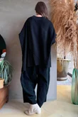 Paloma Oversized Grunge Knit Black 