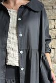 Paloma Peter Pan Frock Coat Black