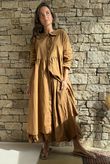 Paloma Peter Pan Frock Coat Hazelnut
