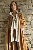 Paloma Peter Pan Frock Coat Hazelnut